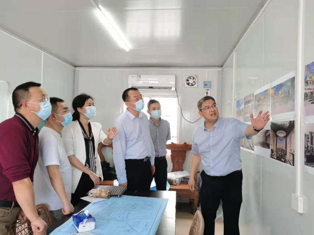 湛江交投集团党委书记, 董事长张洋一行到湛江奥体中心走访调研